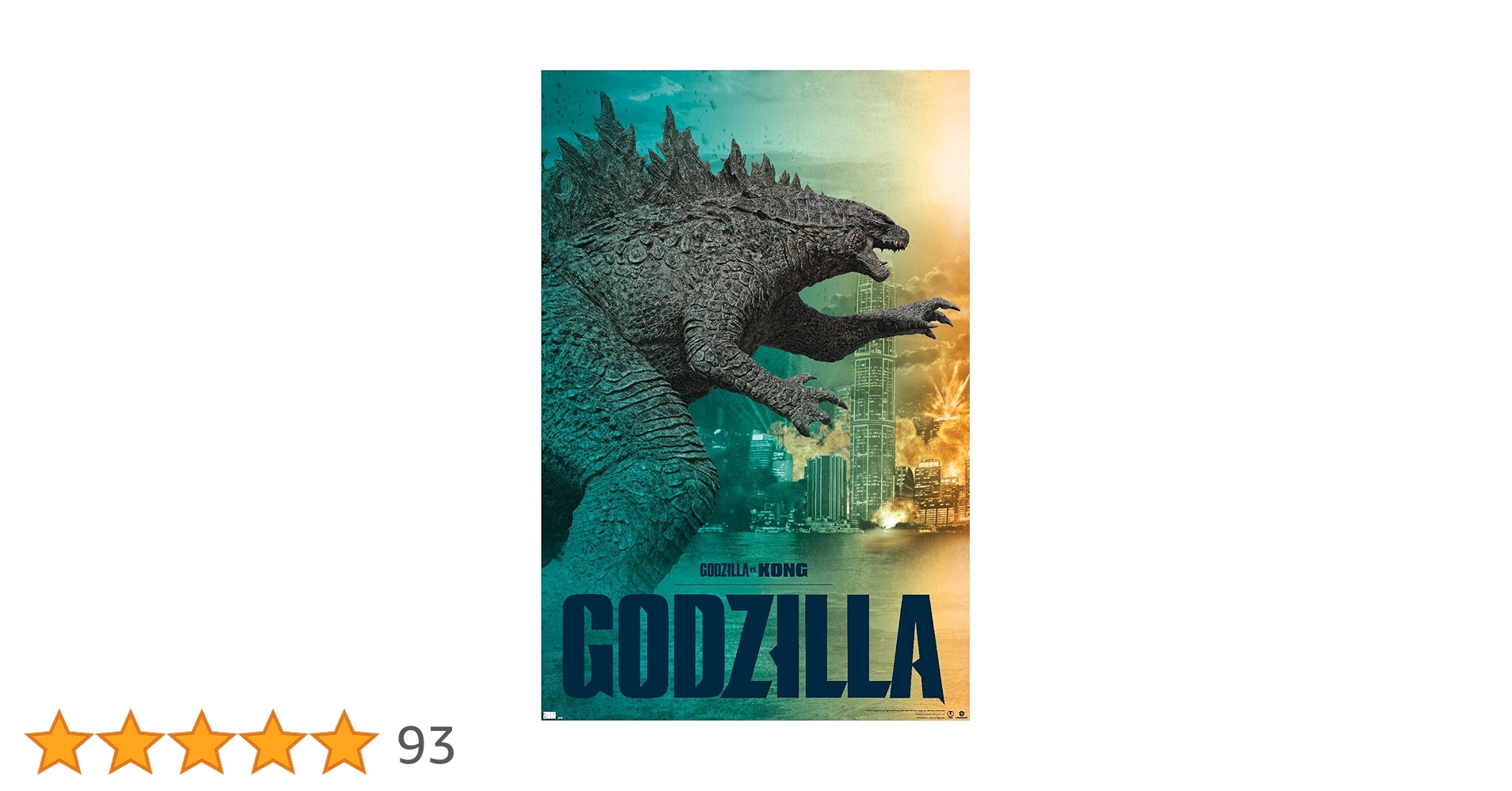Amazon.co.jp: Trends International Godzilla vs. Kong - ゴジラ